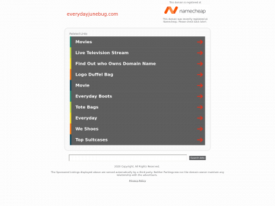 everydayjunebug.com snapshot
