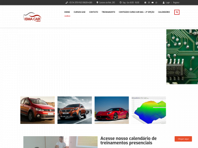 ismacarcursos.com snapshot