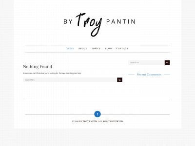 troypantin.com snapshot