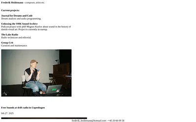 frederikheidemann.dk snapshot