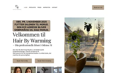 hairbywarming.dk snapshot