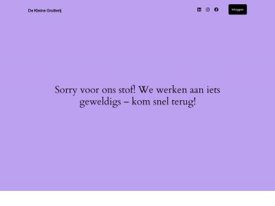 dekleinegrutterij.nl snapshot