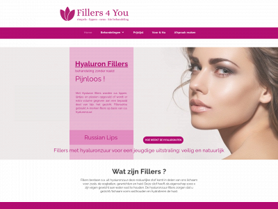 fillers4you.be snapshot