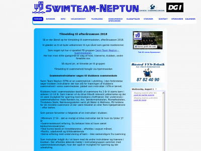 swimteam-neptun.dk snapshot
