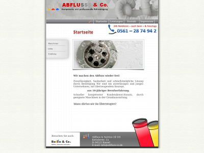 abfluss-co.de snapshot