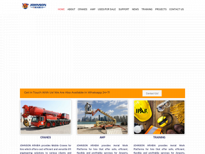 johnsonarabia.com snapshot