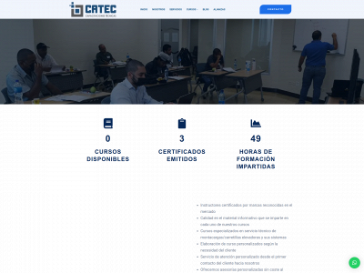 capacitacionestecnicascatec.com snapshot