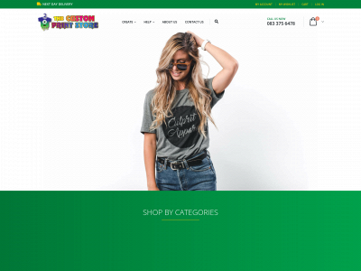customshirt.ie snapshot