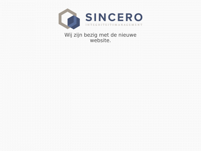 sincero-integriteitsmanagement.nl snapshot
