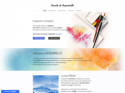www.scuoladiacquarello.com snapshot