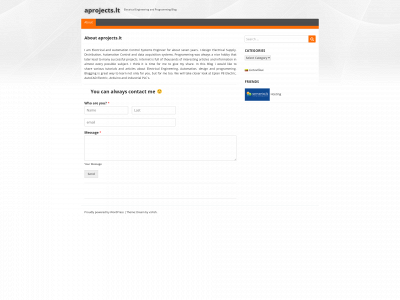 aprojects.lt snapshot