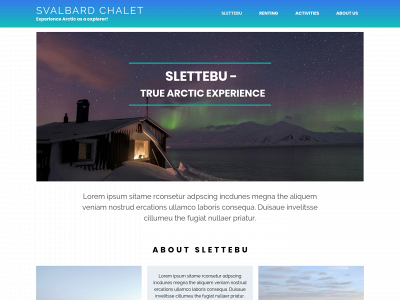 svalbardchalet.com snapshot