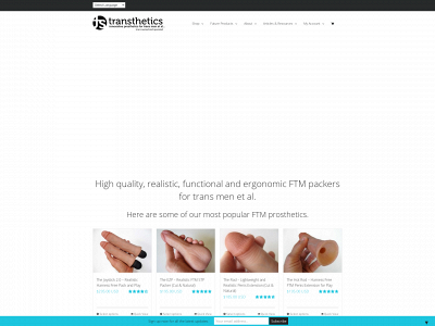 transthetics.com snapshot