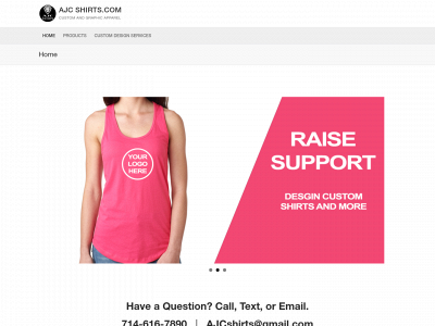 ajcshirts.com snapshot