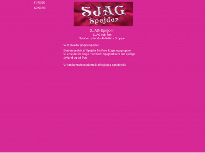 sjag-spejder.dk snapshot