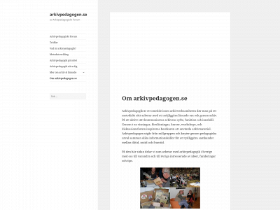 arkivpedagogen.se snapshot