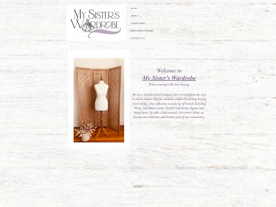 mysisterswardroberentals.co.uk snapshot