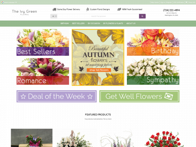 www.theivygreen.com snapshot