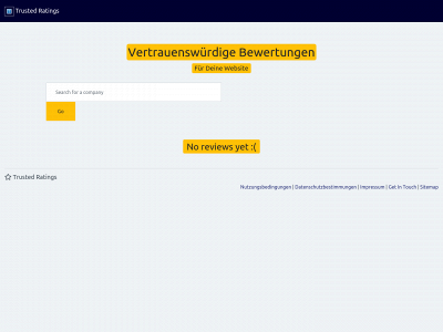 trustedratings.de snapshot