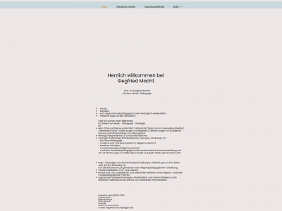 siegfriedmacht.de snapshot