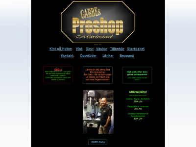 gabbesproshop.com snapshot