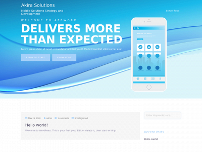 akira.solutions snapshot
