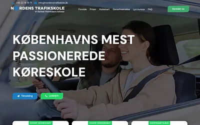 nordenstrafikskole.dk snapshot