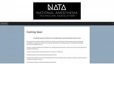 nata-assn.org snapshot