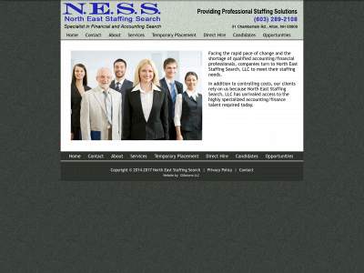 northeaststaffingsearch.com snapshot