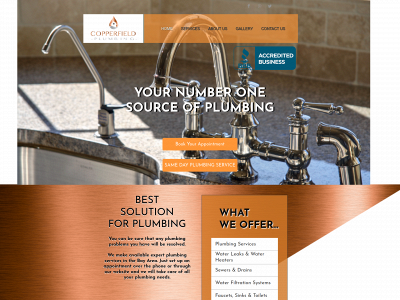 copperfieldplumbing.com snapshot