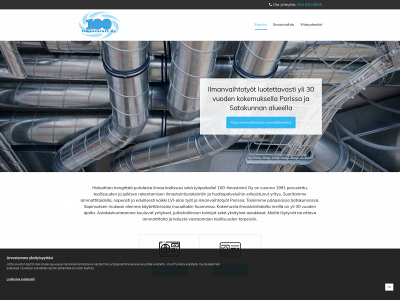 100-ilmastointi.fi snapshot
