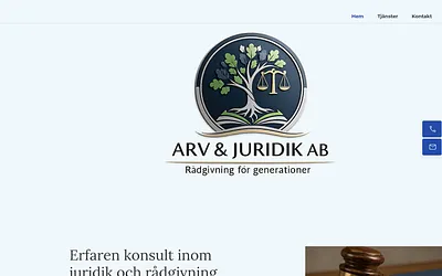arvochjuridik.se snapshot