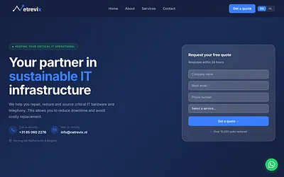 netrevix.com snapshot