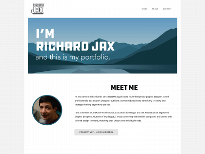www.rjaxdesign.com snapshot