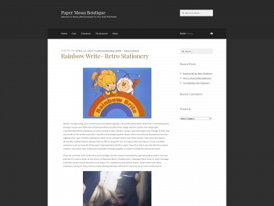 papermoonboutique.com snapshot