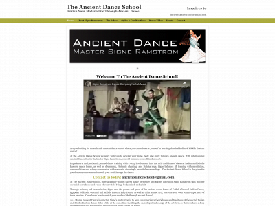 ancientdanceschool.com snapshot