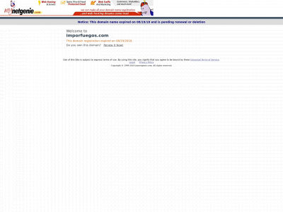 imporfuegos.com snapshot
