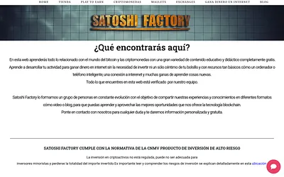 satoshifactory.com snapshot