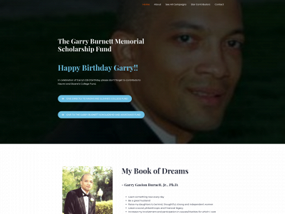 garryburnettmemorialscholarshipfund.com snapshot