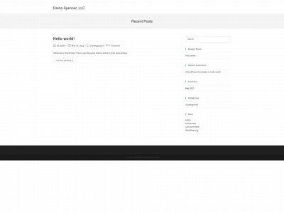 rspencerlawfirm.com snapshot