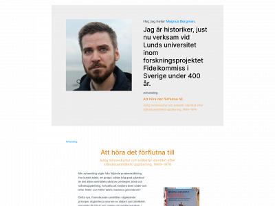 magnusbergmanhistoriker.se snapshot
