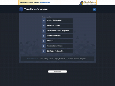 theallianceforum.org snapshot