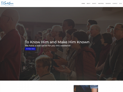 southerwinbaptist.org snapshot