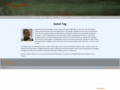 axeldenecke.de snapshot