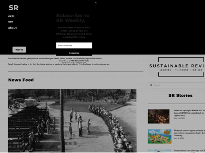 thesustainablereview.com snapshot