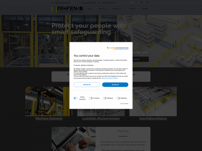 profensa.be snapshot