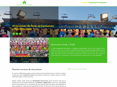 www.atraccionesarodyythalia.com snapshot