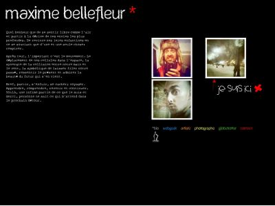 maximebellefleur.com snapshot