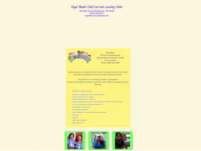 eagerbeaverchildcare.com snapshot