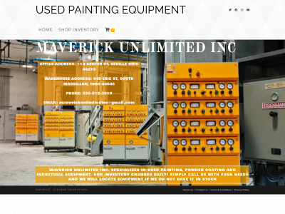 usedpaintingequipment.com snapshot